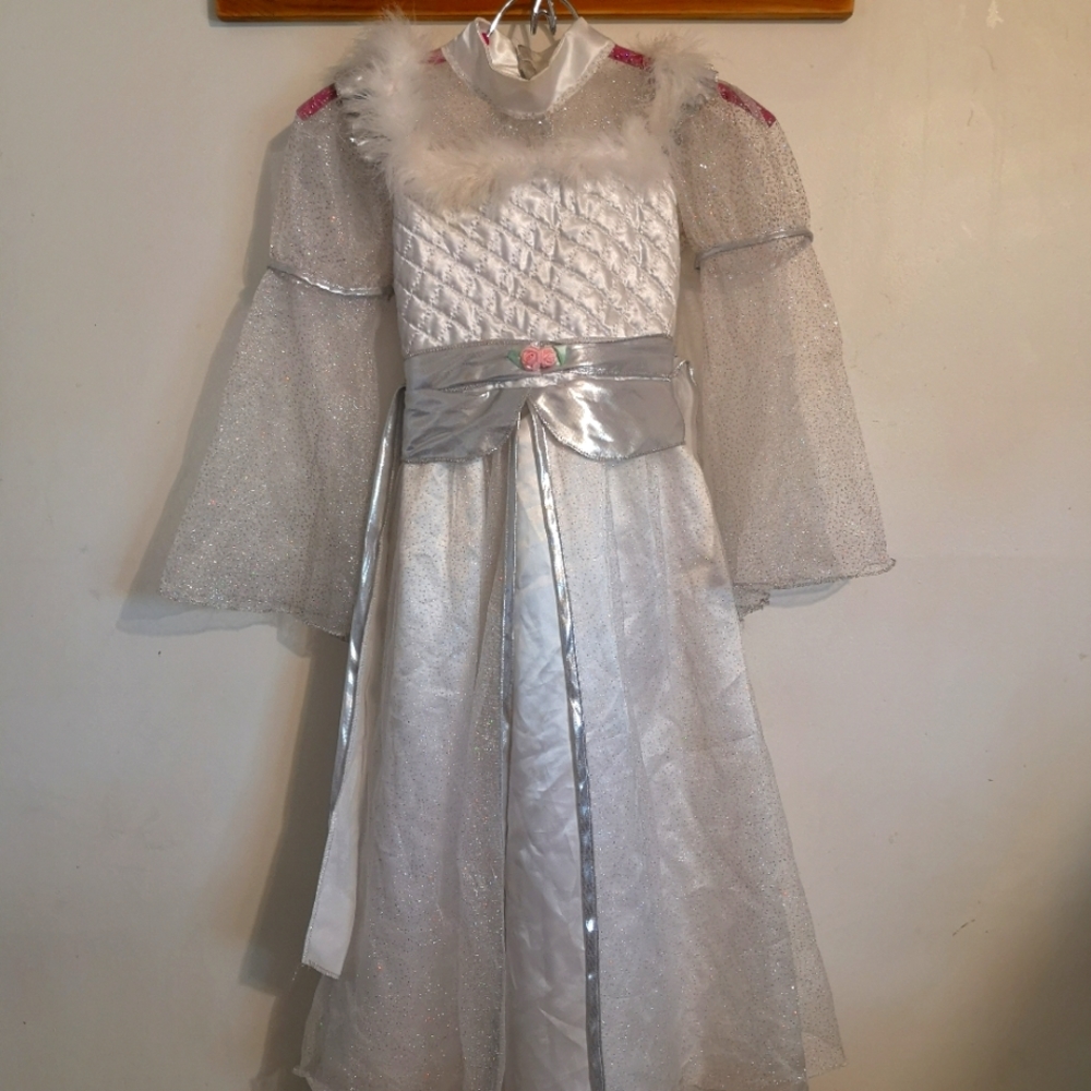 Kids White Princess Dress